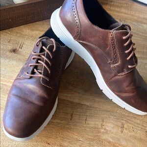 Timberlands Men's Brown Leather Shoes